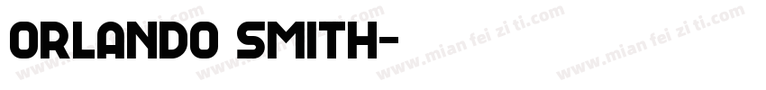 Orlando Smith字体转换